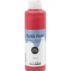 Tekstilmaling Solid, dækkende, rød, 250 ml/ 1 fl.