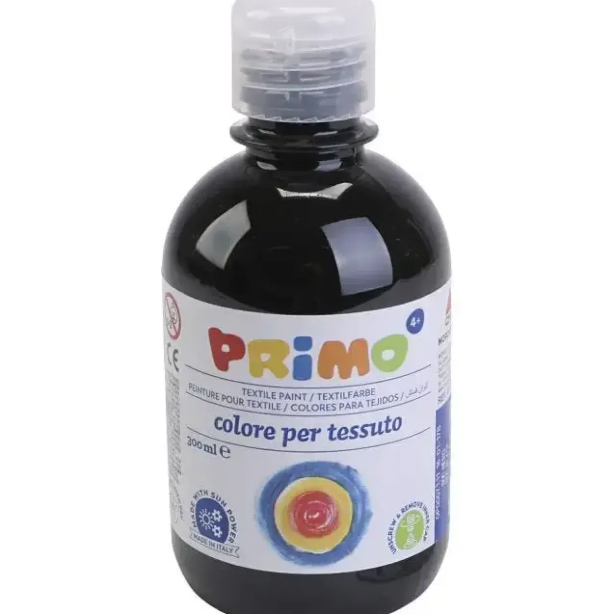 Tekstilmaling, sort, 300 ml