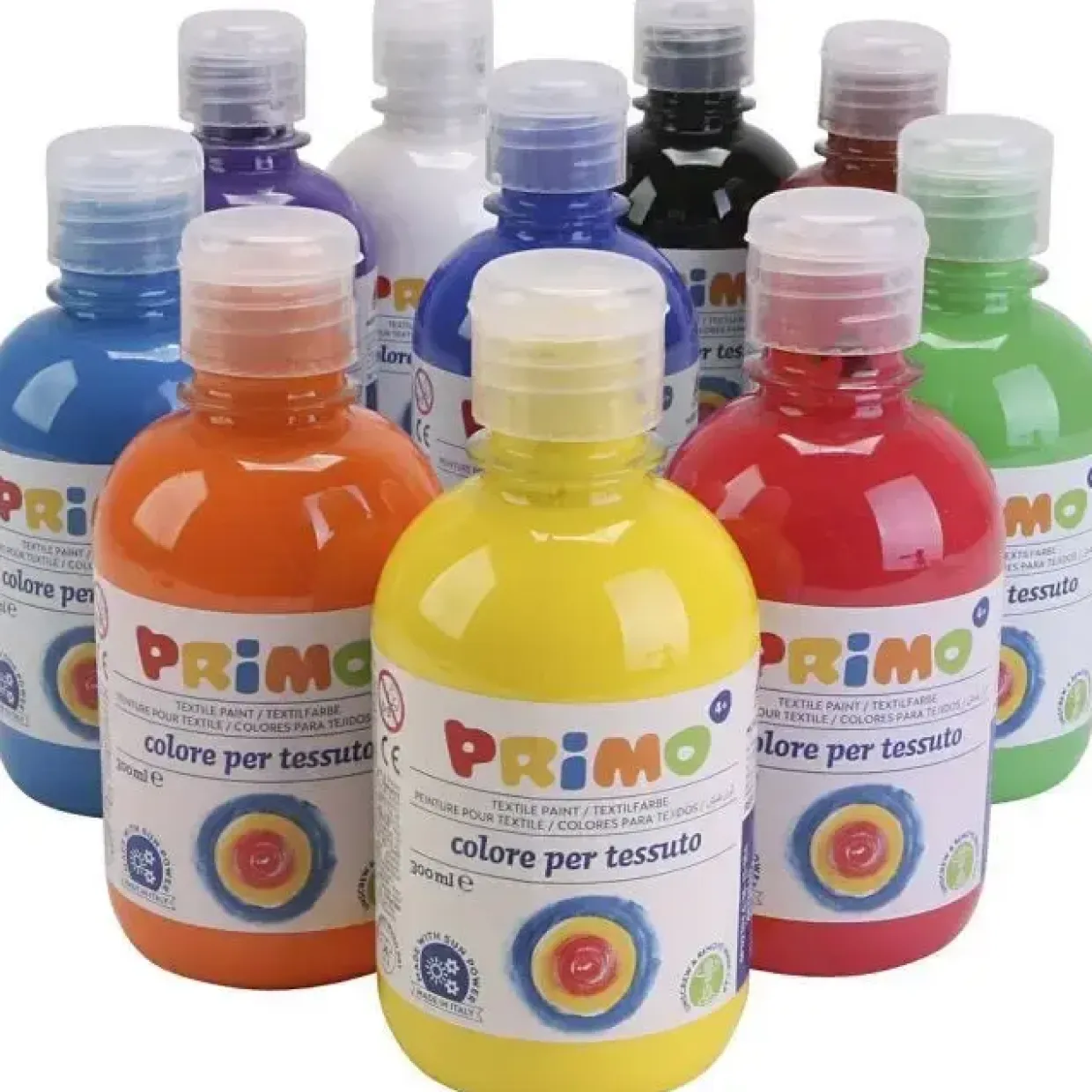 Tekstilmaling 10x300 ml - 1 pak