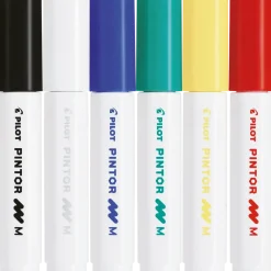 Tekstiltusch - Stentusch Pilot Pintor assorteret medium Classic Mix - 6 stk pr pakke