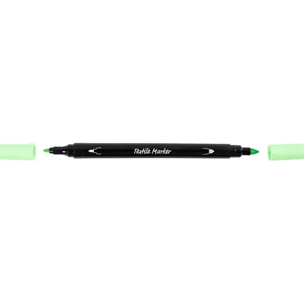Tekstiltusch, streg 2,3+3,6 mm, pastelfarver, 6 stk./ 1 pk.