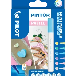 Tekstiltusser Pilot Pintor Fine Pastel Mix 1,0 ass - Køb minimum 6 stk.