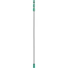 Teleskopskaft med gevind og klik, Unger OptiLoc, grøn, aluminium/plast, 338-900 cm