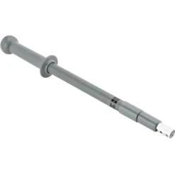 Teleskopskaft med klik, Vikan, grå, PP/aluminium, 58-139 cm