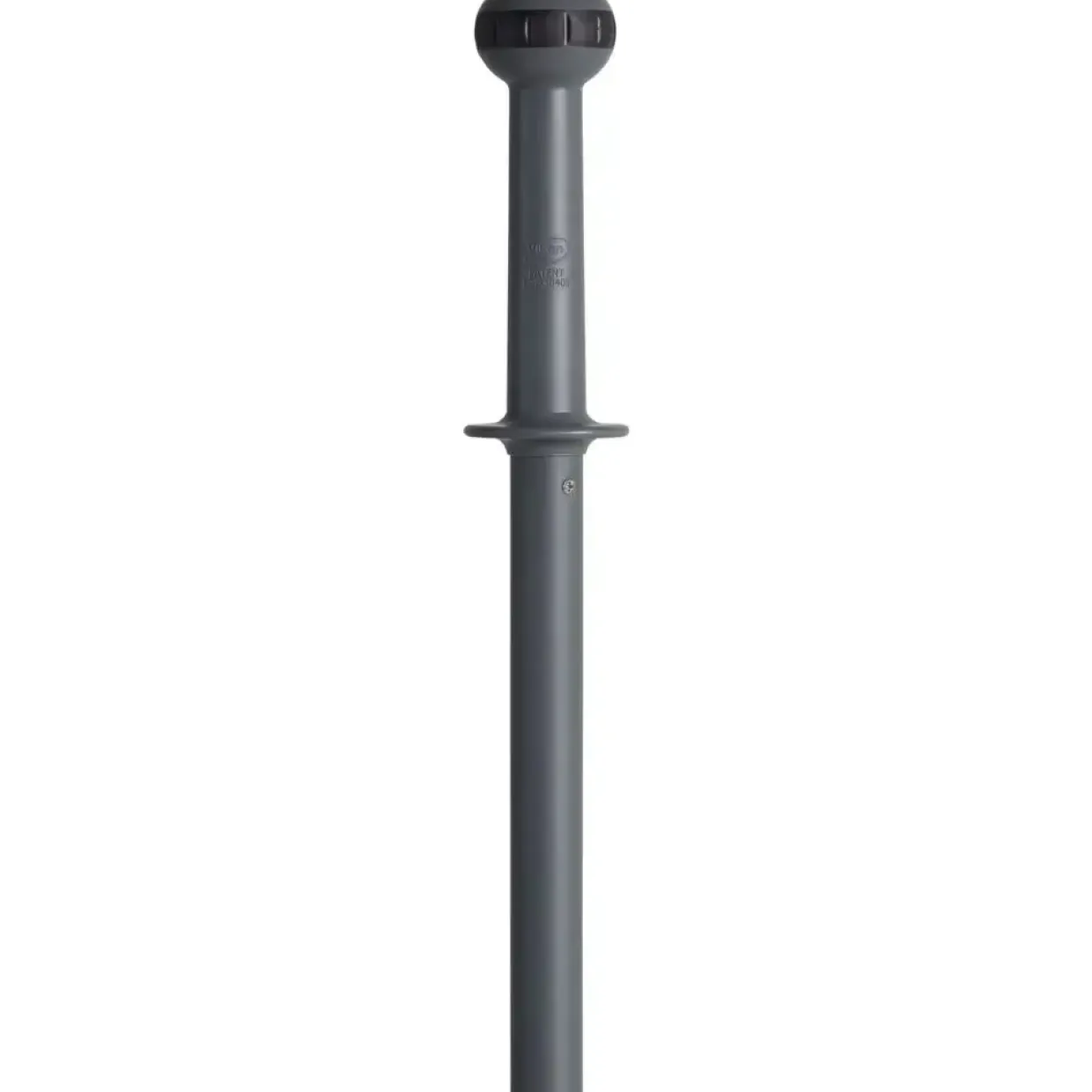 Teleskopskaft med klik - Vikan - Grå - PP Aluminium - 115-173 cm
