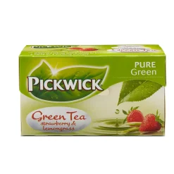 Te - Pickwick Te grøn Jordbær+Citron citrongræs - 20 breve