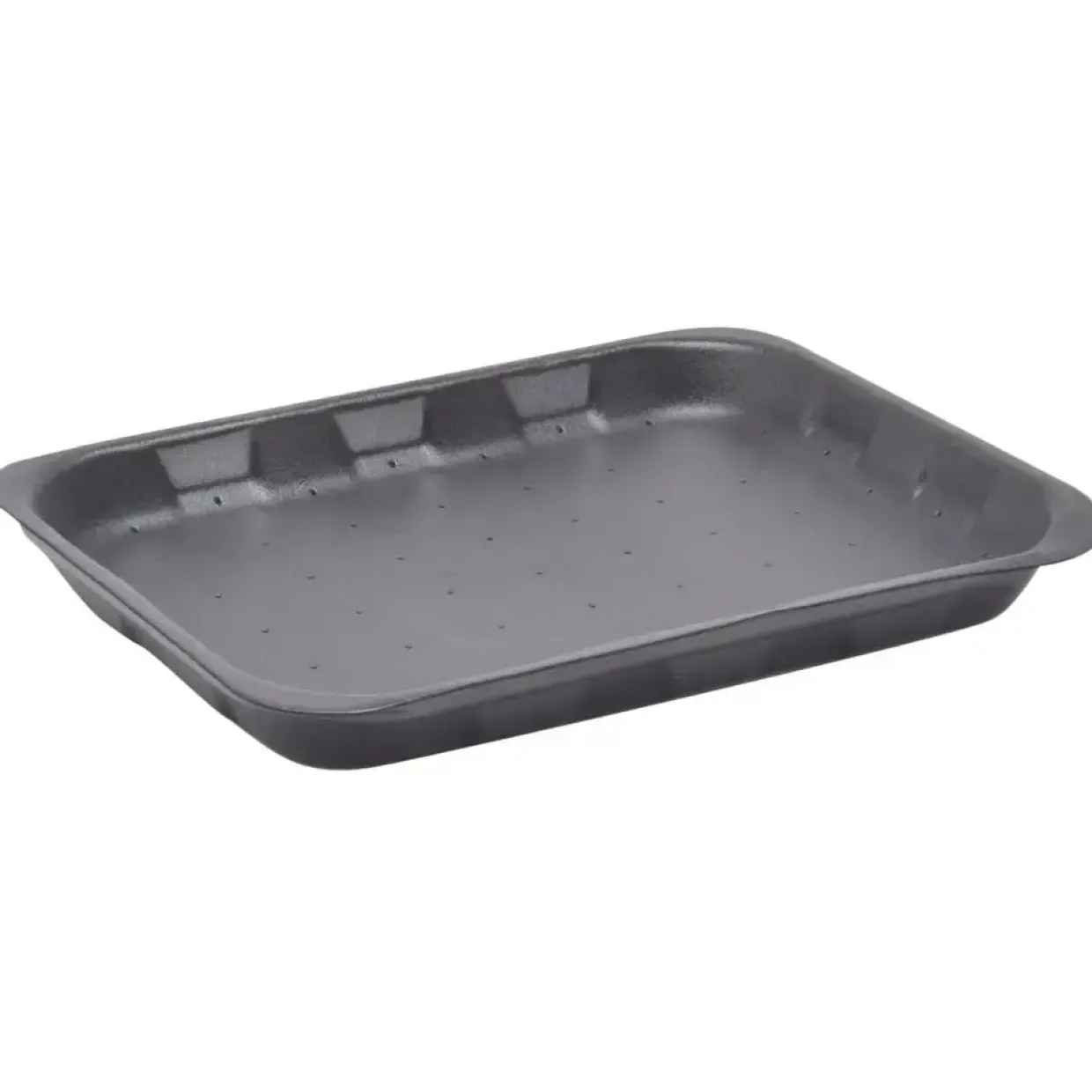 Termobakke, 22,5x17,5x2,5cm, sort, EPS - 4000 stk