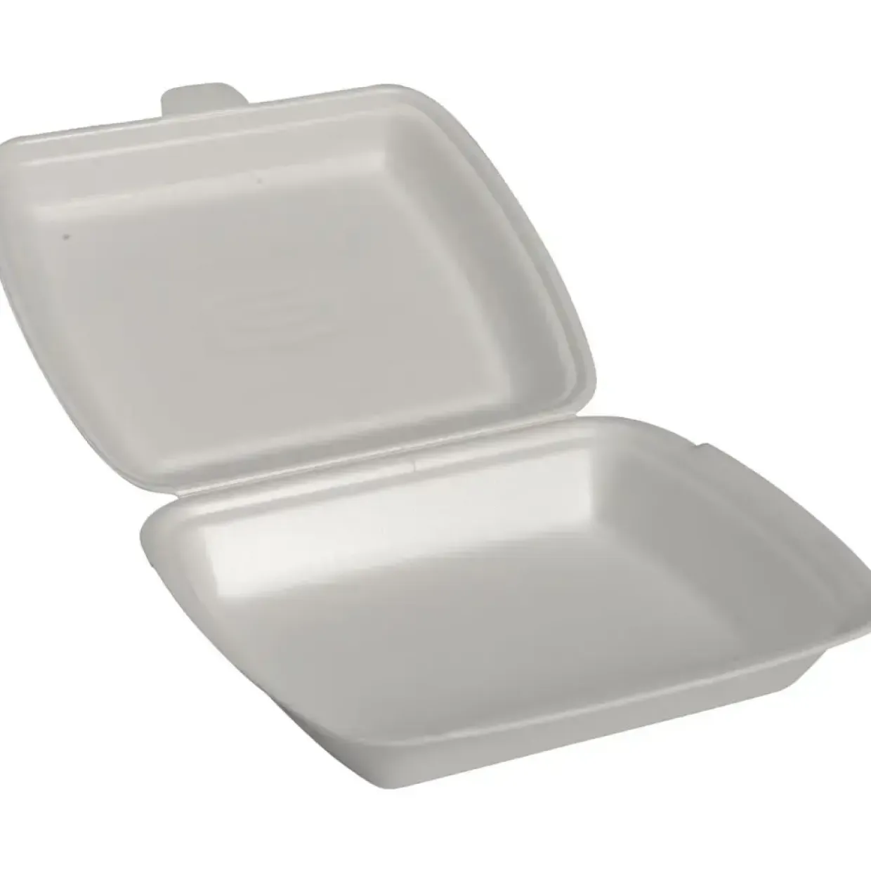 Termoboks, Abena Gastro, 24x20x7cm, hvid, XPS, 1-rums, med hængslet låg - 250 stk