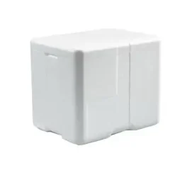 Termokasse 25 ltr 40x30x33 cm Coolsafe Large med Låg EPS Hvid - 1 stk/krt