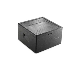 Termokasse til pizza - Sort EPP - 410 x 410 x 237 mm - 21,5 liter