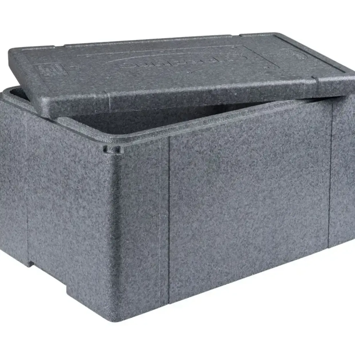 Termokasse, 60x40x32cm, grå, EPS, 1-rums, 56,8 L, standard, 1/1 GN - 3 stk