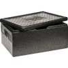 Termokasse - 60 x 40 x 33 cm - Sort EPP - 1 rum - 3 stk.