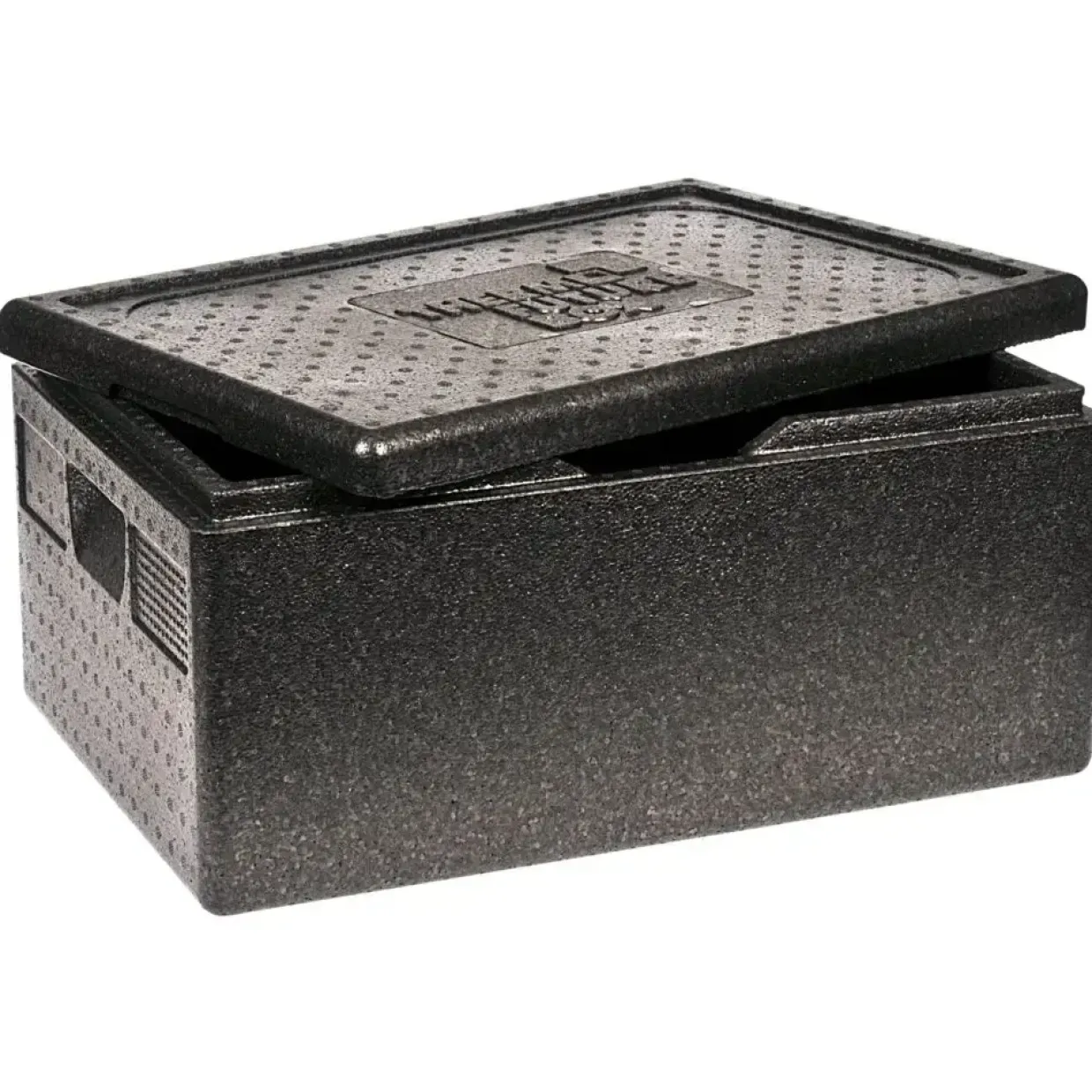 Termokasse - 60 x 40 x 33 cm - Sort EPP - 1 rum - 3 stk.