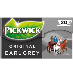 Te - Sort Pickwick Earl Grey 20 breve Rainforest Alliance - 12 pk x 20 stk/krt