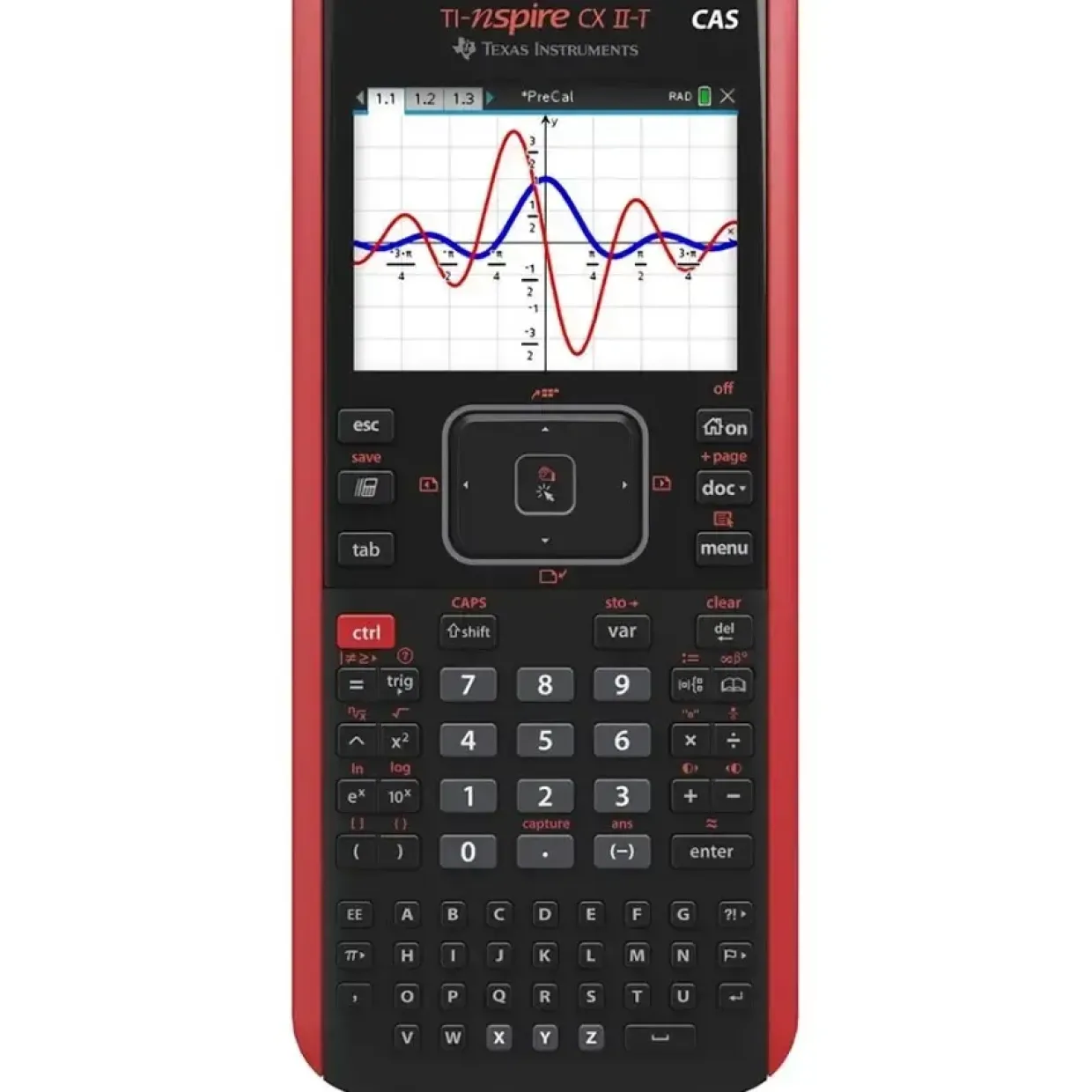 Texas Instruments Texas TI-Nspire CX II-T CAS calculator uk manual