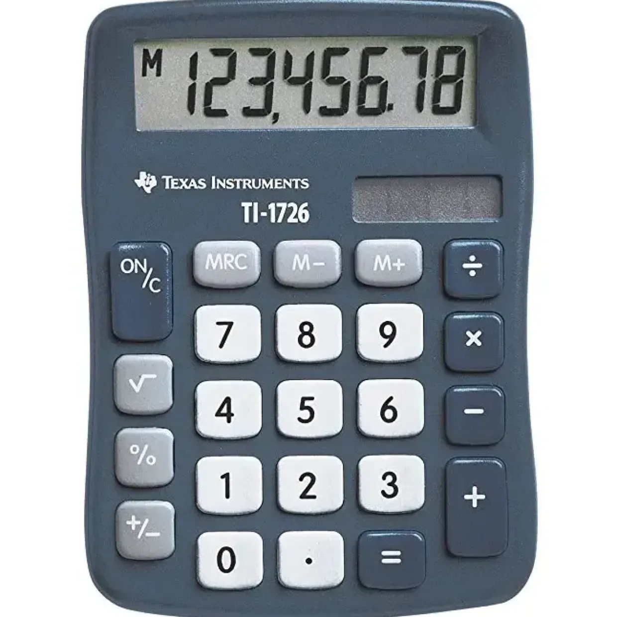 Texas Instruments Texas TI-1726 solar calculator blå