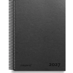 Timekalender dag - 190x242mm - Spiral - Genbrugskarton - Matsort - 2027 - Mayland - 27218100