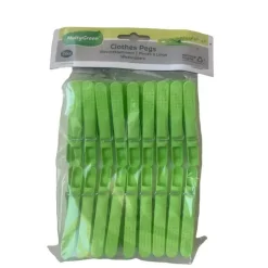 Tøjklemmer grøn recycled 36 stk/pkt - 5 pakker