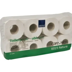 Toiletpapir - Abena Care-Ness Nature - 2-lags - 31,25 m - 56 stk