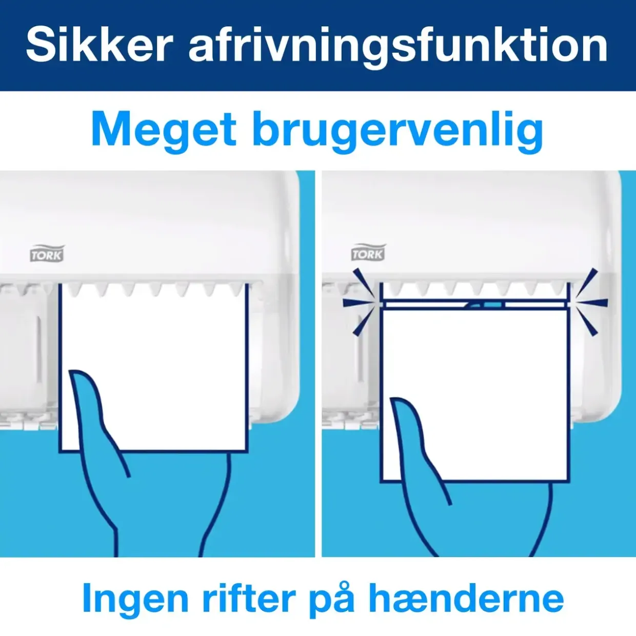 Toiletpapirdispenser Tork 557008 T4 twin - sort
