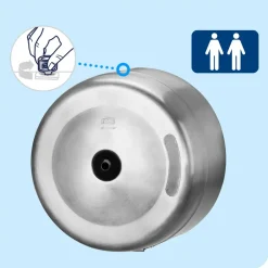 Toiletpapirholder Tork 472054 SmartOne T8 - rustfrit stål