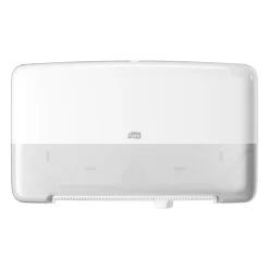 Toiletpapirholder - Tork Twin Mini Jumbo 555500 - Hvid