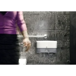 Toiletpapirholder - Tork Twin Mini Jumbo 555500 - Hvid