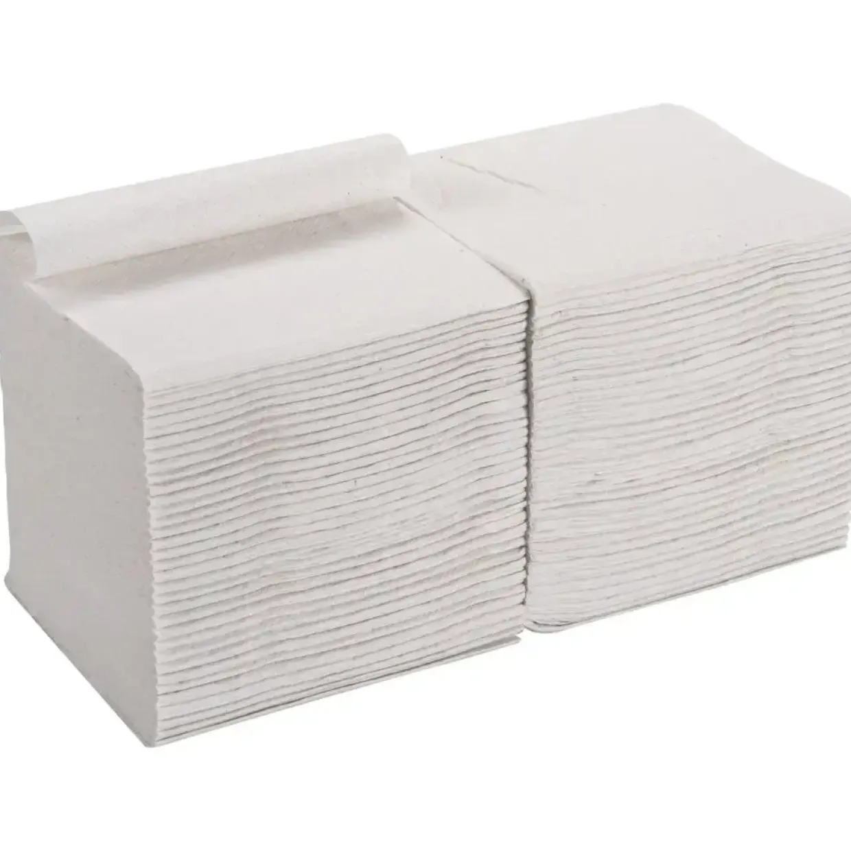 Toiletpapir i ark - Neutral - 2-lags - 11,25 x 22 cm - 8000 ark