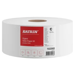 Toiletpapir, Katrin 102060 Basic, Gigant M, 1 lags - 6 ruller