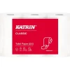Toiletpapir, Katrin Classic, 2-lags, 48m x 9,8cm, Ø11,8cm, hvid, blandingsfibre 7 pakker pr stk- 42 stk