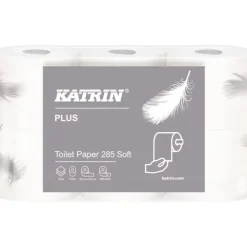 Toiletpapir - Katrin Plus 38411 - 3-lags - 35,6 m - Hvid - 42 stk