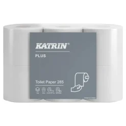 Toiletpapir - Katrin Plus 38411 - 3-lags - 35,6 m - Hvid - 42 stk