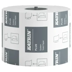 Toiletpapir - Katrin 87365 Plus - 2-lags - 85,5 m x 10 cm - Hvid - 36 ruller