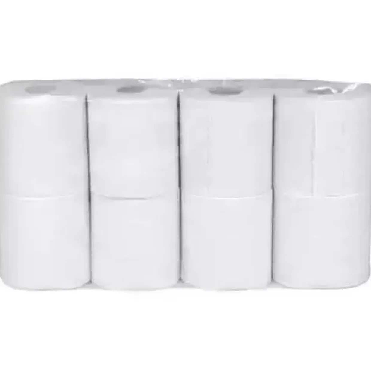 Toiletpapir - 2-lags - 100% genbrugspapir - Hvid - 64 ruller