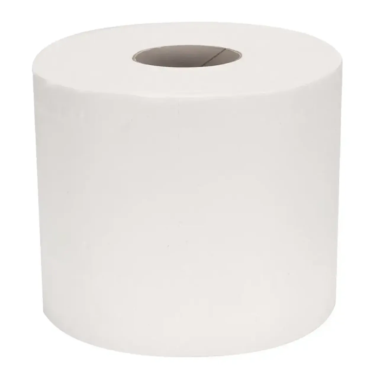 Toiletpapir neutral 2-lags hvid 33,75 meter x 9,8 cm Ø 10 cm - perforeret for hver 13,5 cm - 64 stk