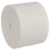 Toiletpapir, neutral, 2-lags, 100m x 9cm, Ø13,3cm, hvid, nyfiber, uden hylse - 36 ruller