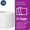 Toiletpapir Tork 110255 Jumbo Mini T2 Premium ES 3-lag - 12 Jumbo ruller