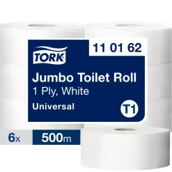 Toiletpapir - Tork 110162 Jumbo T1 Advanced 1-lag - 6 ruller