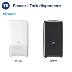 Toiletpapir Tork 127530 Mid-Size T6 2-lags 100 meter - 27 ruller