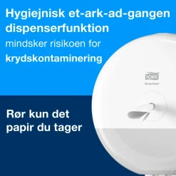 Toiletpapir Tork T9 Advanced 472193 hvid 13,40cm x 111,60m 620 - 12 stk