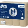 Toiletpapir, Tork 110299, T4 Advanced, Natur, 2-lags, Ø10,4cm, 100% genbrugspapir 24 ruller