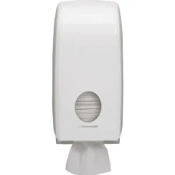 Toiletrulleholder til toiletpapir i ark - Kimberly-Clark Aquarius hvid mini