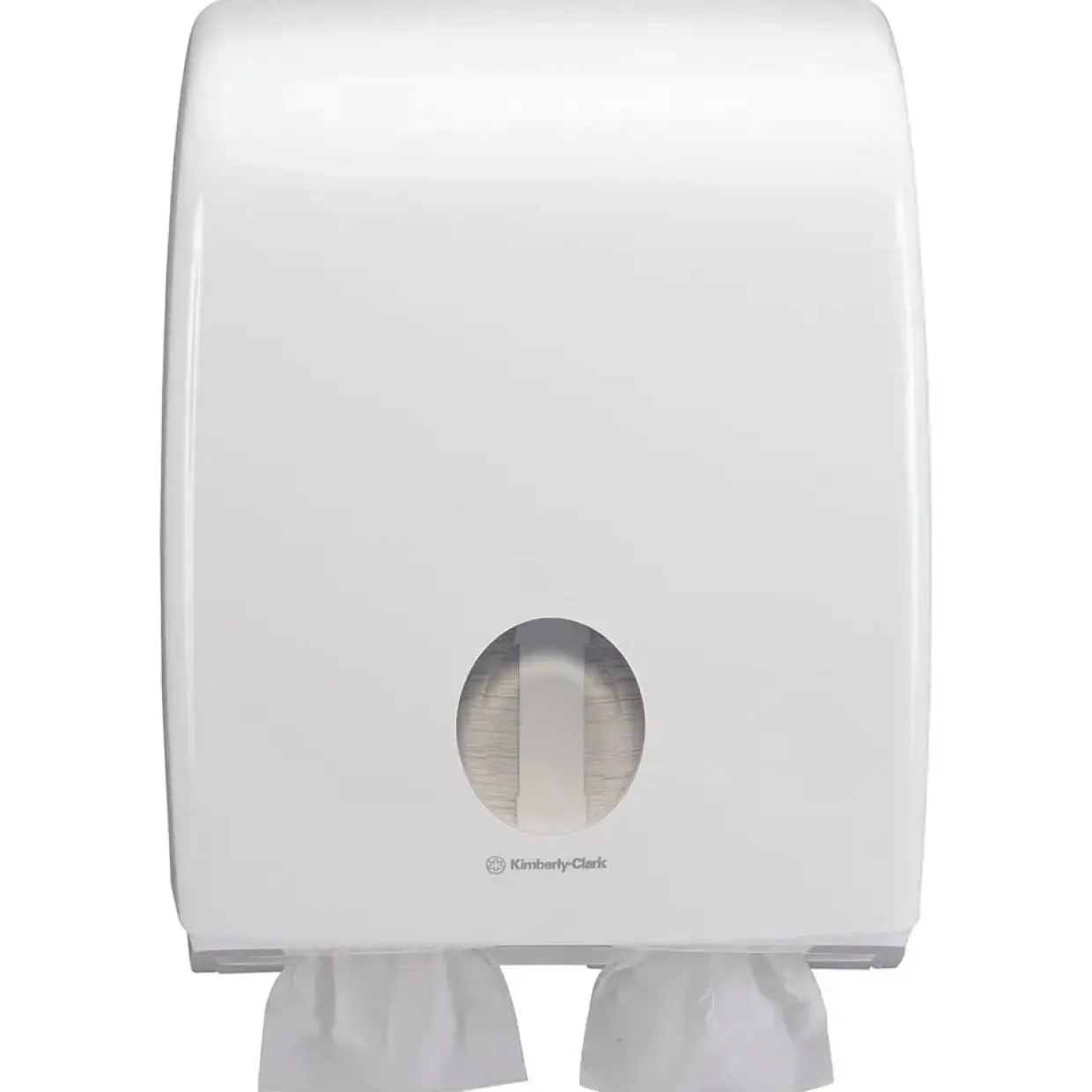 Toiletrulleholder til toiletpapir i ark Kimberly-Clark Aquarius hvid maxi