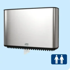 Toiletrulleholder Tork 460006 - Stål - T2 Mini Jumbo Toiletpapir