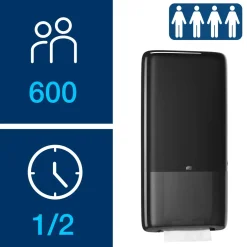 Tork 552508 Dispenser til håndklædeark PeakServe® Continuous® H5 - sort