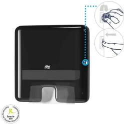 Tork Dispenser til håndklædeark H2 mini 552108 interfold sort