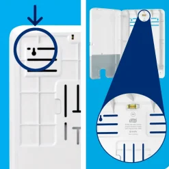 Tork Dispenser til håndklældeark H2 552008 interfold sort maxi