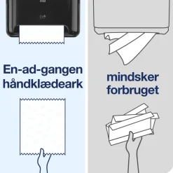 Tork 290067 papirhåndklæde rulle, Advanced H1 Matic - 6 ruller