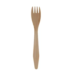 Træbestik - gaffel Exclussiv 18,5cm voksbehandlet -100stk