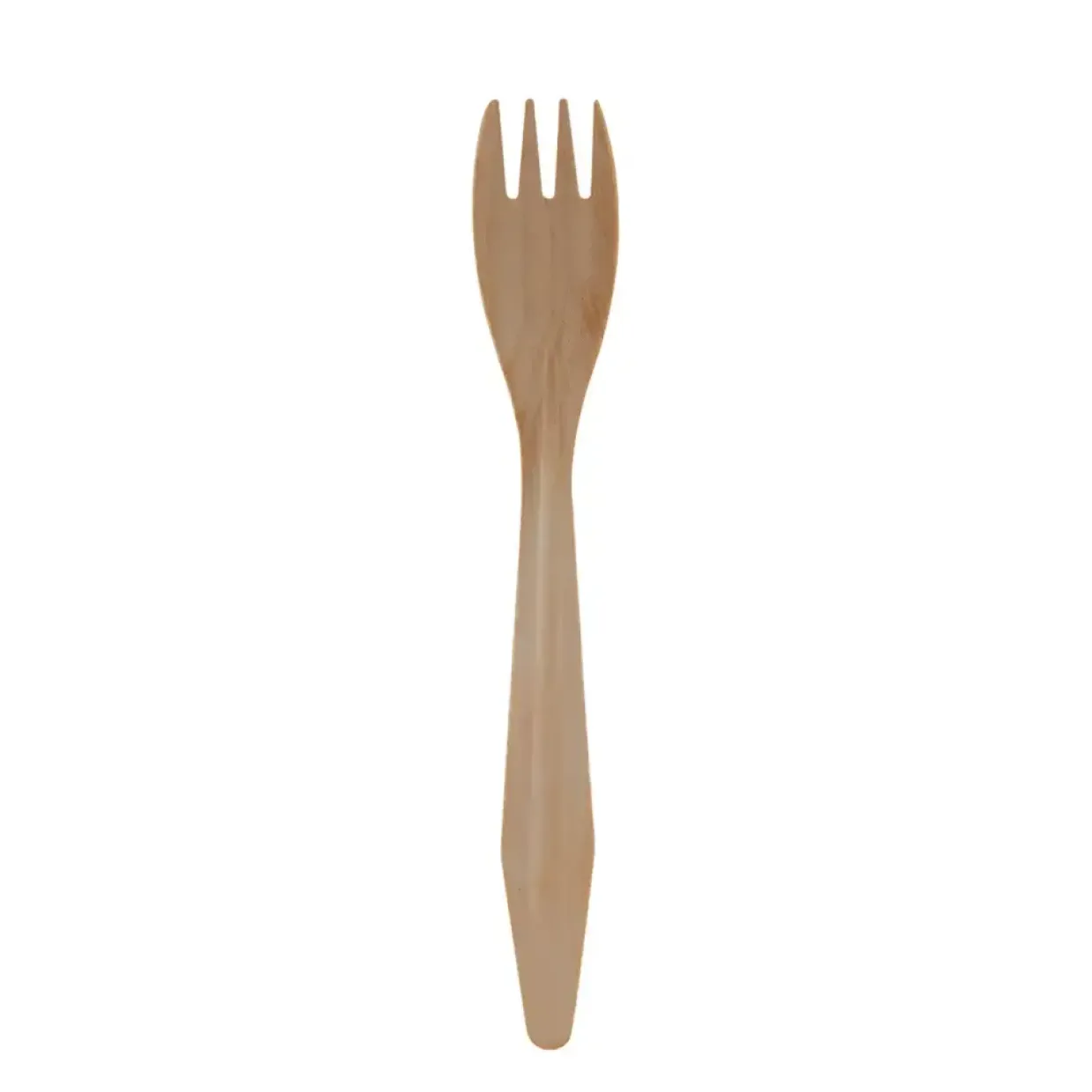 Træbestik - gaffel Exclussiv 18,5cm voksbehandlet -100stk